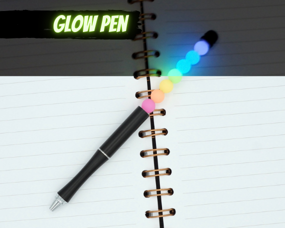 Glow Beaded Fidget Pen