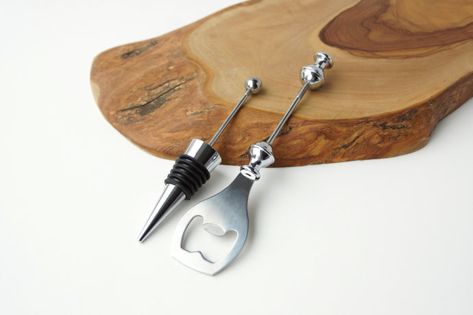 Beadable Wine Stopper & Bottle Opener