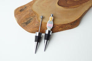 Beadable Wine Stopper & Bottle Opener