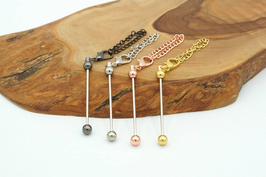 Mini Beadable Bar With Chain