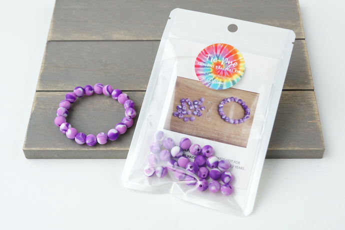 DIY Pave Crystal Bracelet Kit - Lilac - SC